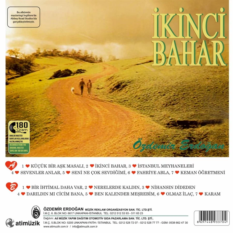 Özdemir Erdoğan İkinci Bahar - Plak - Görsel 2
