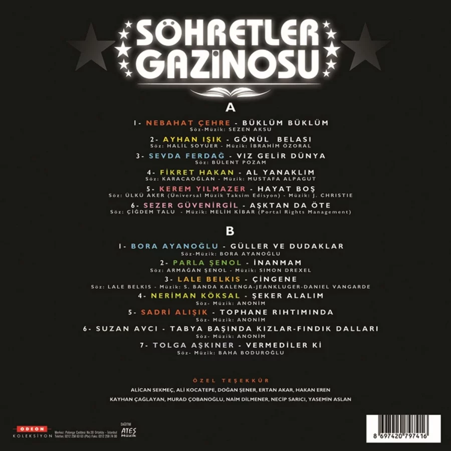 Şöhretler Gazinosu - Plak - Görsel 2