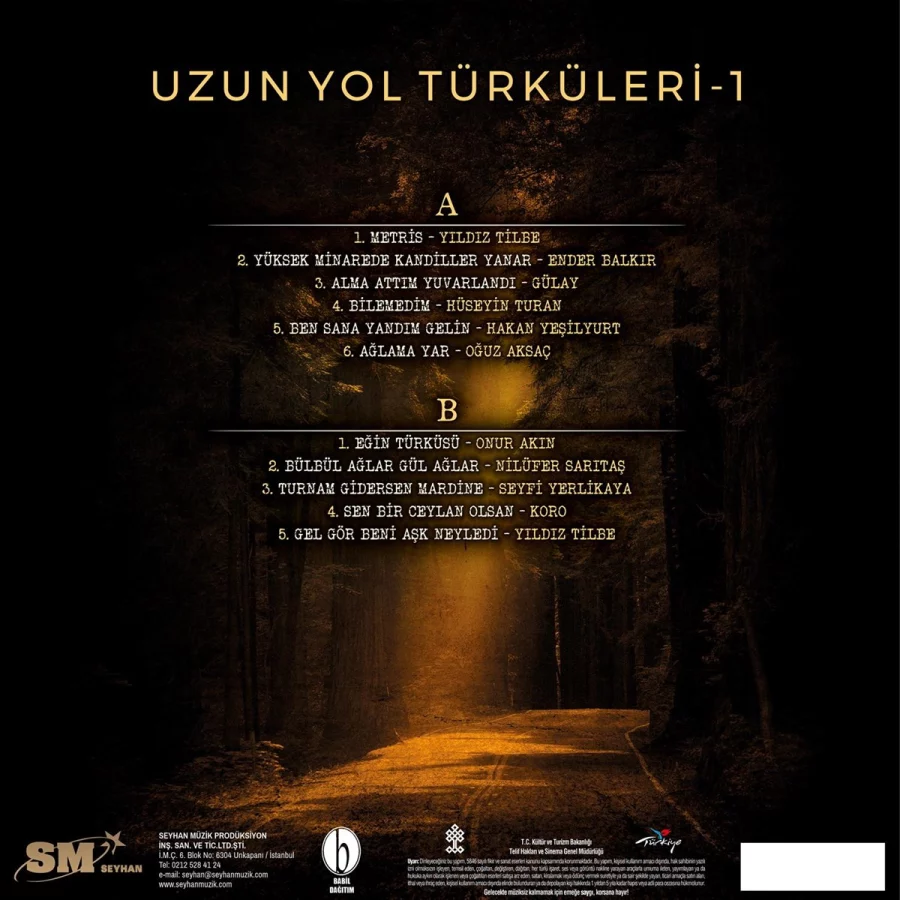 Uzun Yol Türküleri Vol:1 - Plak - Görsel 2