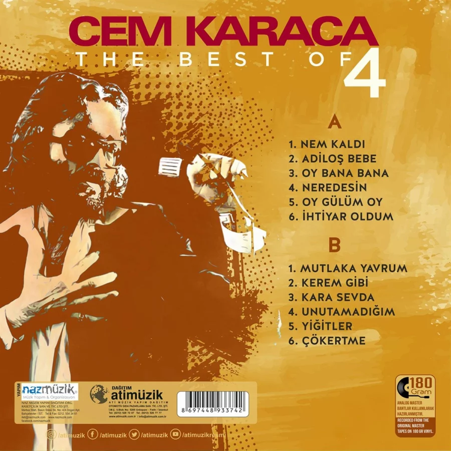 Cem Karaca - The Best Of 4 (Plak) - Görsel 2