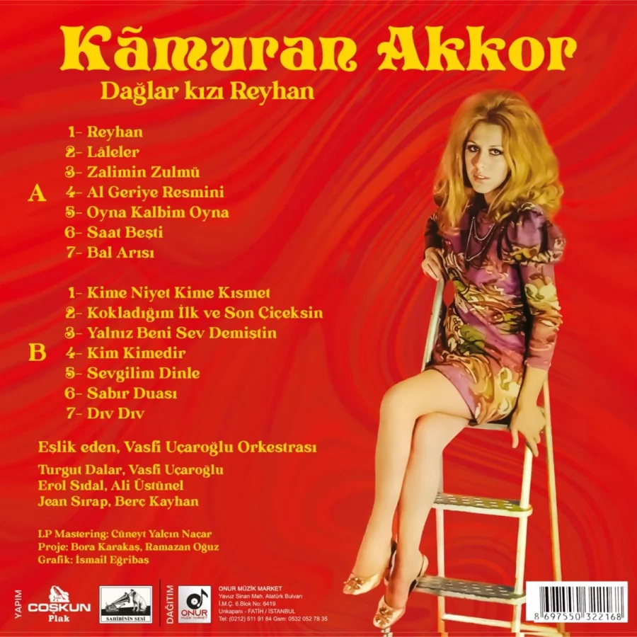 Kamuran Akkor Dağlar Kızı Reyhan - Plak - Görsel 2