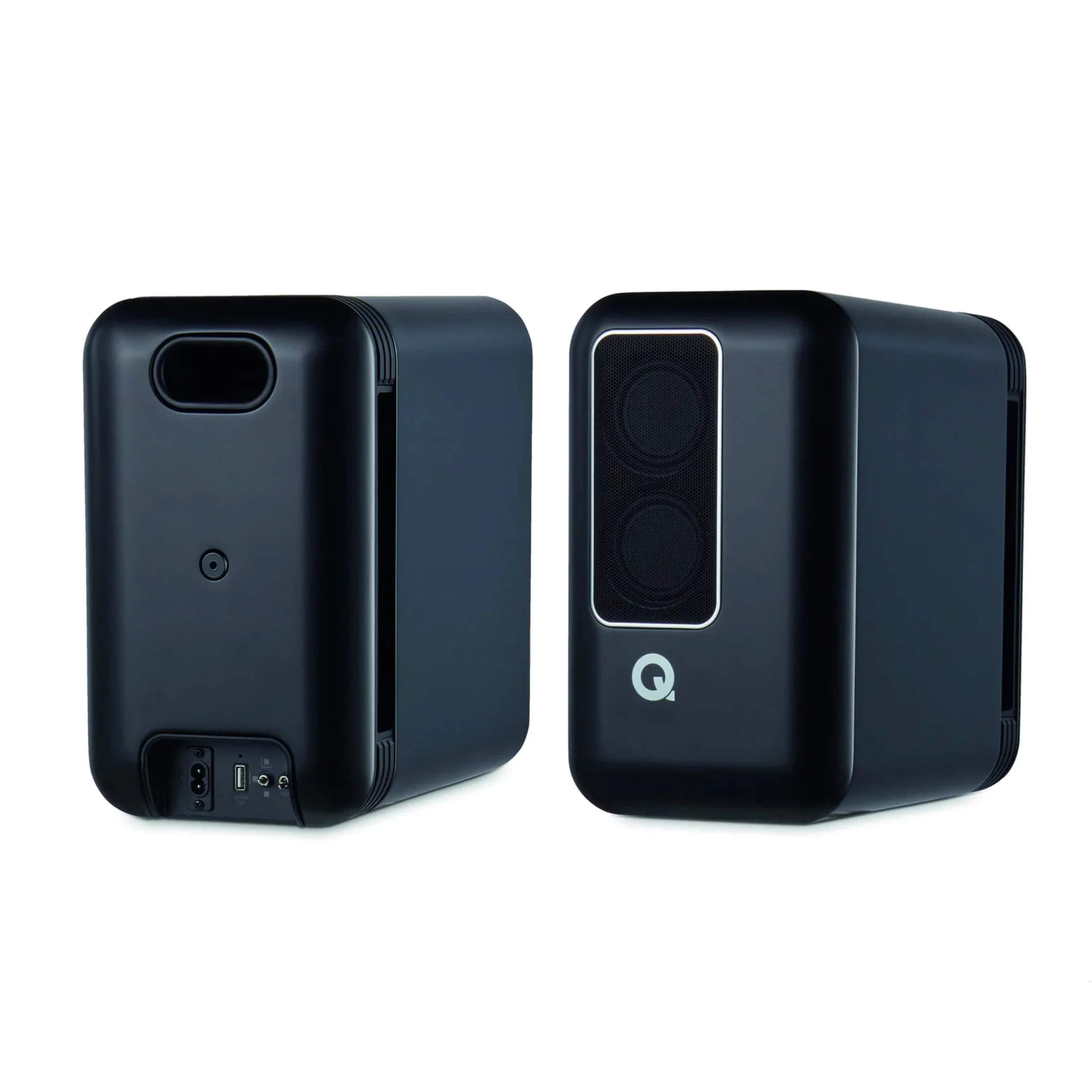 q-acoustics-q-active-200control-hub-mat-siyah1 Q Acoustics Q Active 200+Control Hub Mat Siyah Çift - Görsel 1
