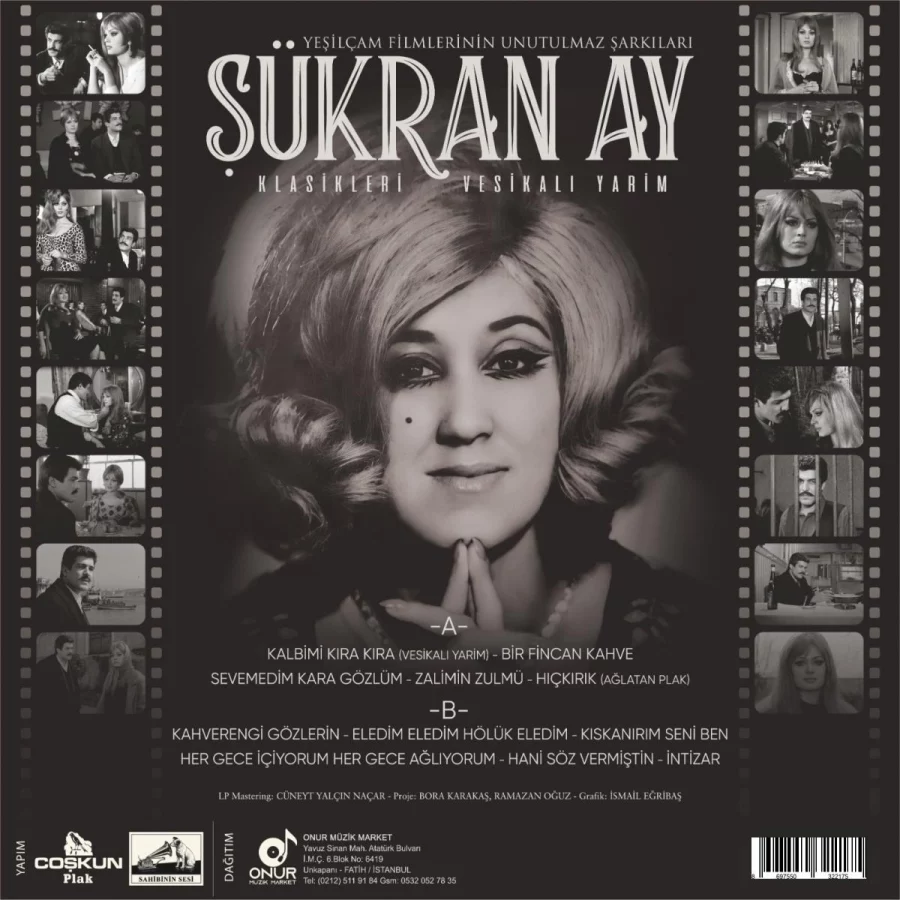 Şükran Ay Klasikleri / Vesikalı Yarim - Plak - Görsel 2
