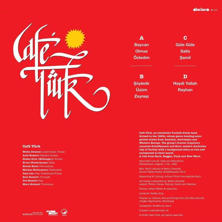 Cafe Türk Live in Neunkirch 1990 - 2 Plak - Görsel 2