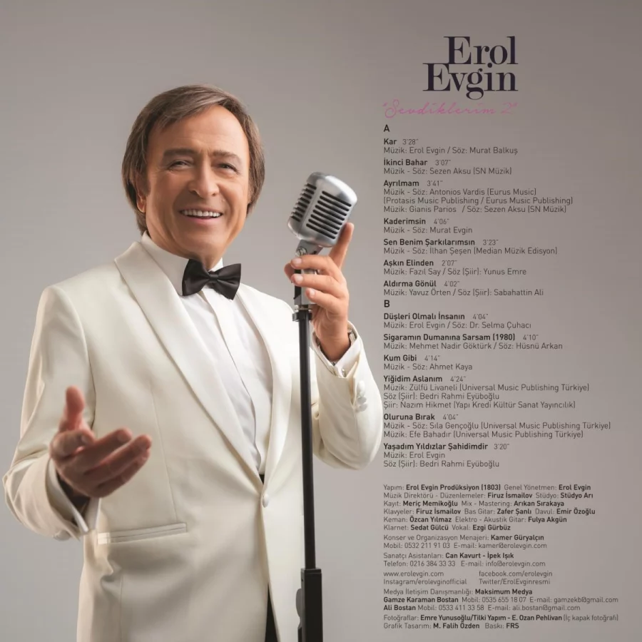 Erol Evgin Sevdiklerim 2 - Plak - Görsel 2