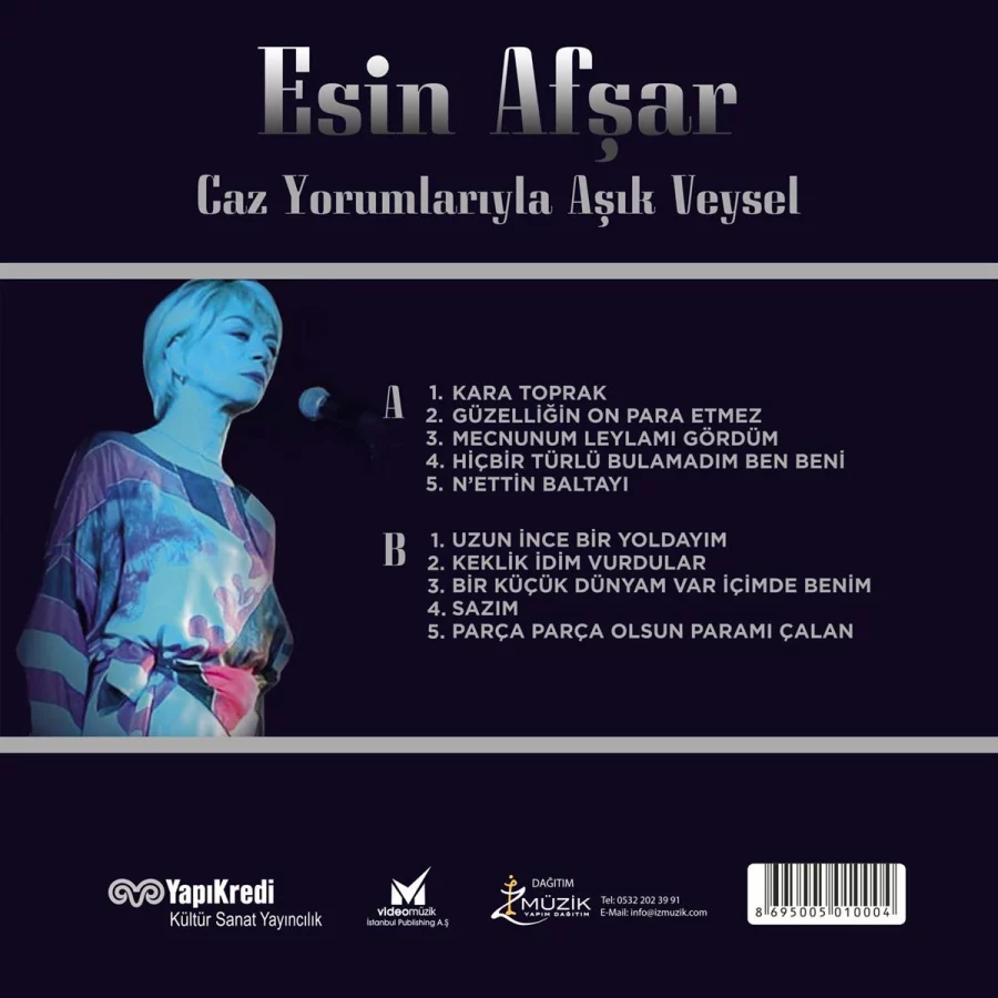 Esin Afşar Caz Yorumlarıyla Aşık Veysel - Plak - Görsel 2