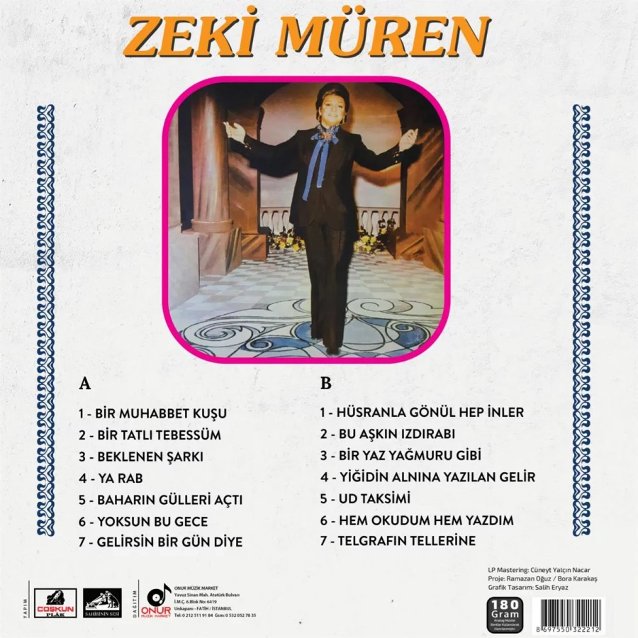 Zeki Müren Bir Tatlı Tebessüm & Beklenen Şarkı - Plak - Görsel 2