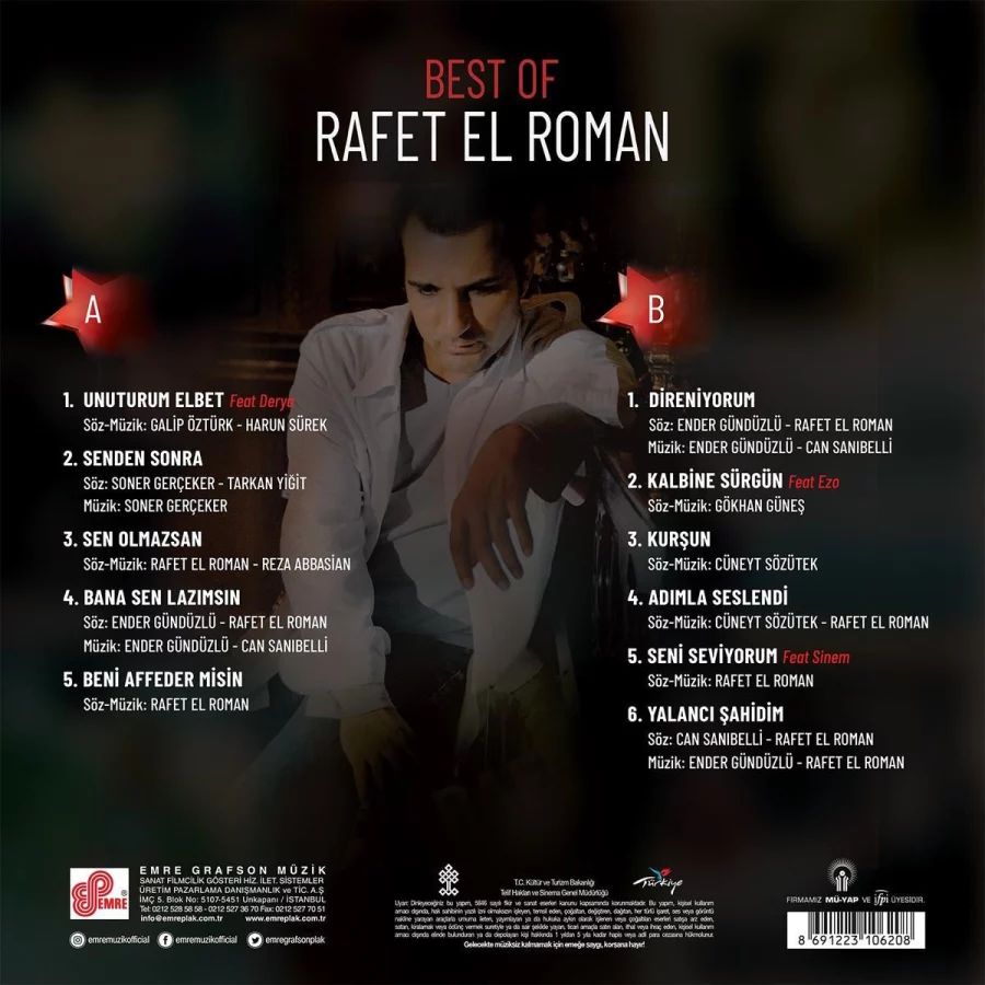 Rafet El Roman Best Of - Plak - Görsel 2