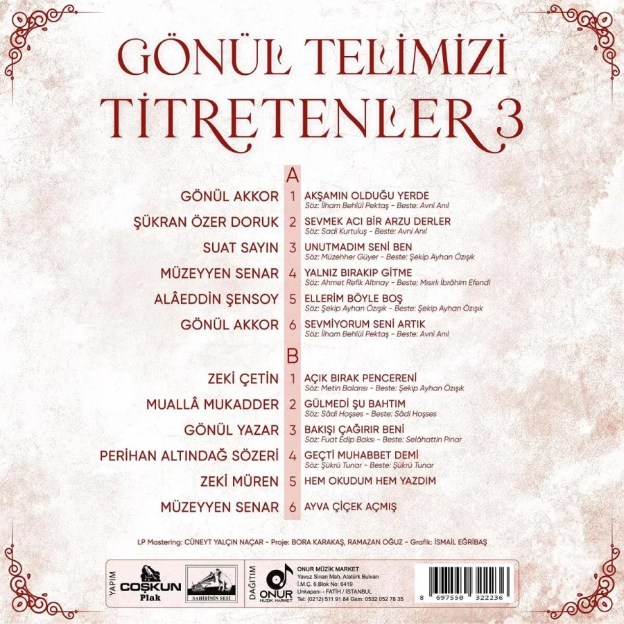 Gönül Telimizi Titretenler 3 - Plak - Görsel 2