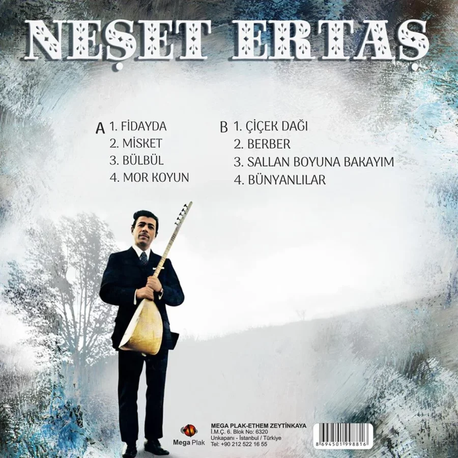 Neşet Ertaş Sazlı Sözlü Oyun Havaları - Plak - Görsel 2
