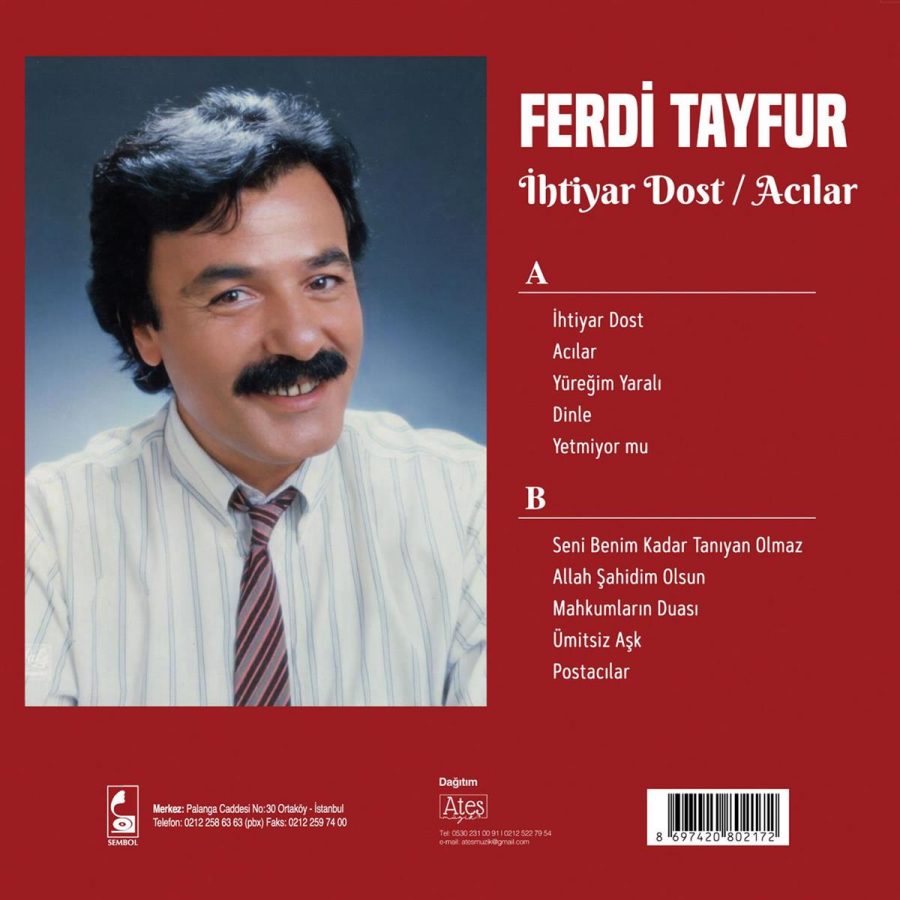 Ferdi Tayfur İhtiyar Dost Acılar - Plak - Görsel 2