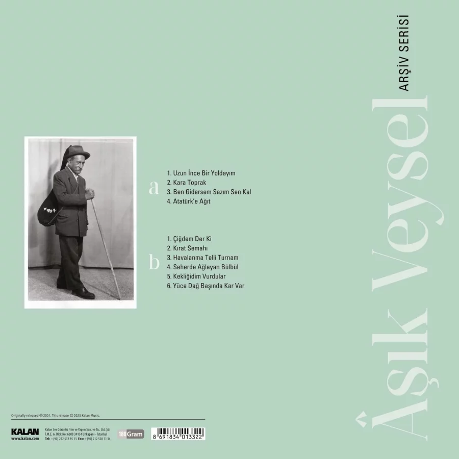 Aşık Veysel Arşiv Serisi - Plak - Görsel 2