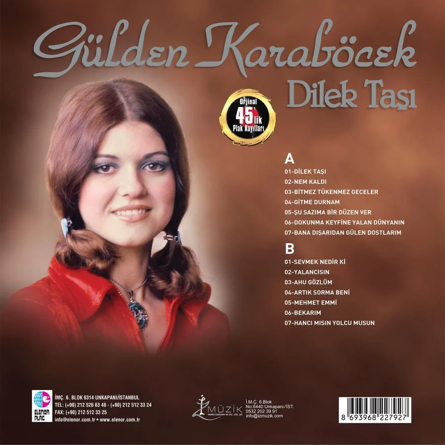 Gülden Karaböcek Dilek Taş 45'lik Kayıt - Plak - Görsel 2