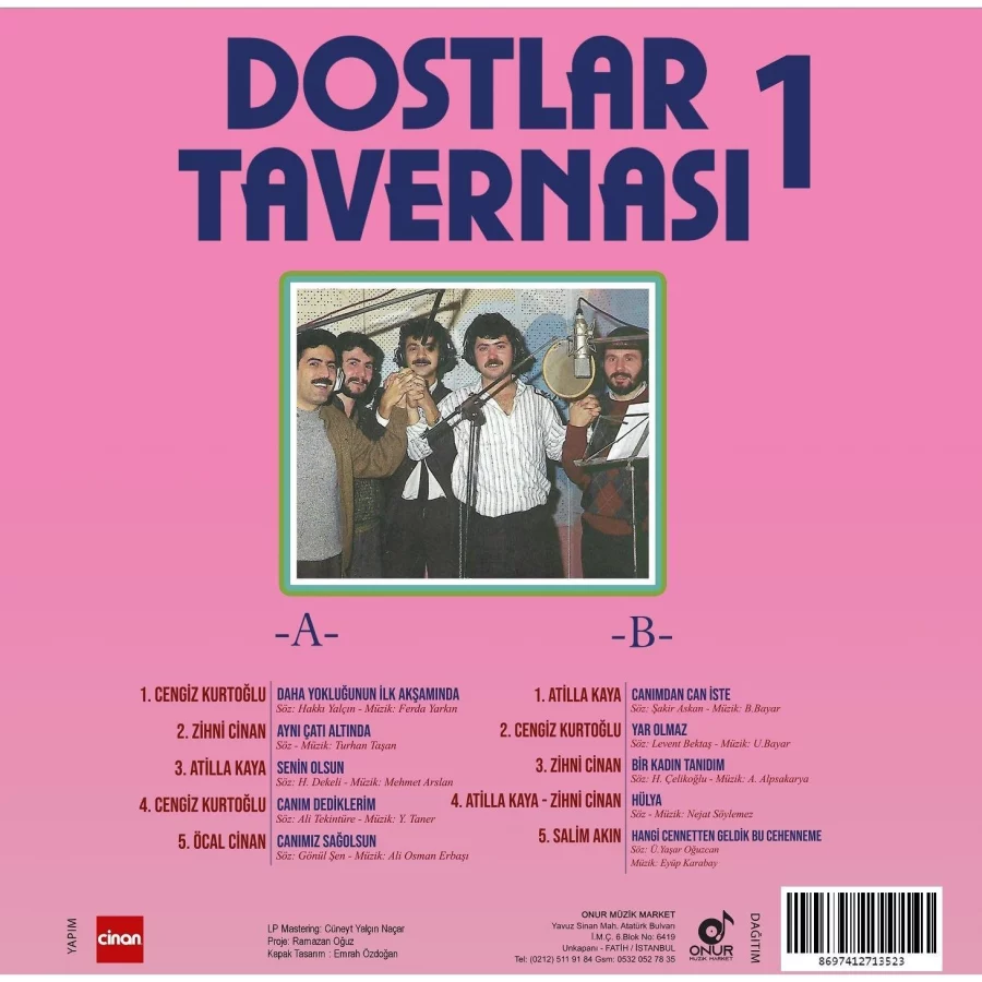 Dostlar Tavernası 1 - Plak - Görsel 2