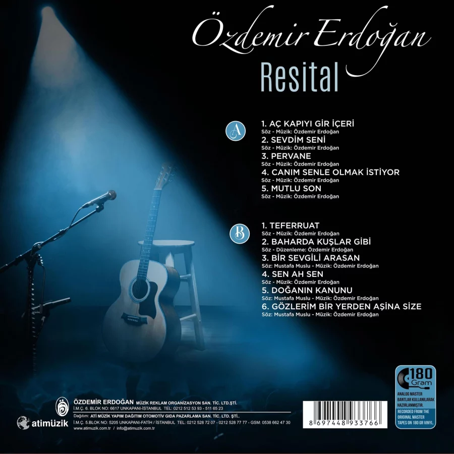 Özdemir Erdoğan Resital - Plak - Görsel 2