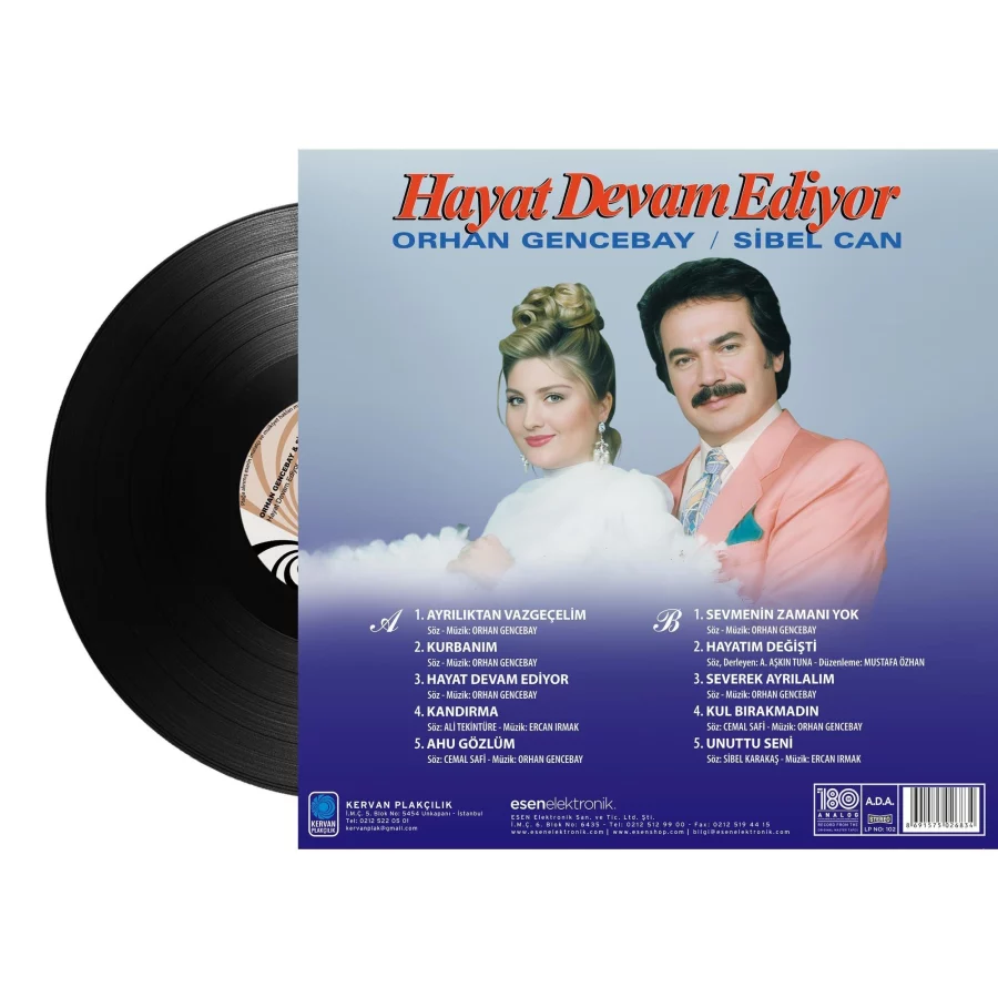 Orhan Gencebay & Sibel Can Hayat Devam Ediyor - Plak - Görsel 2