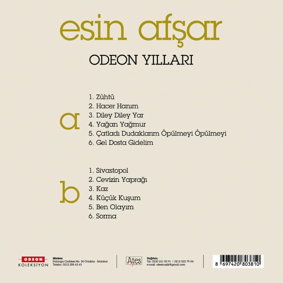 Esin Afşar Odeon Yılları - Plak - Görsel 2