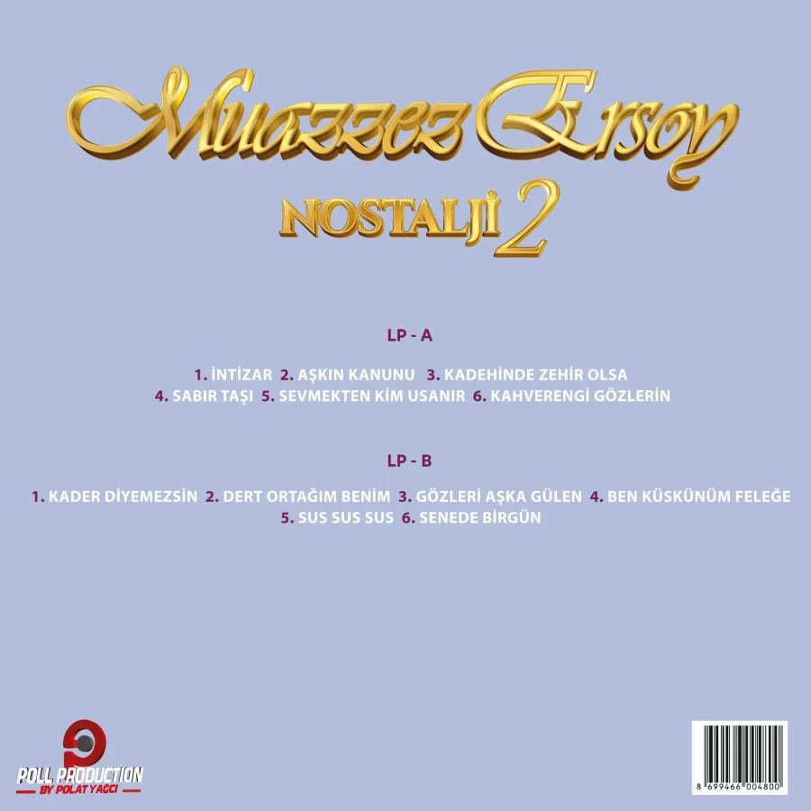 Muazzez Ersoy Nostalji 2 - Plak - Görsel 2