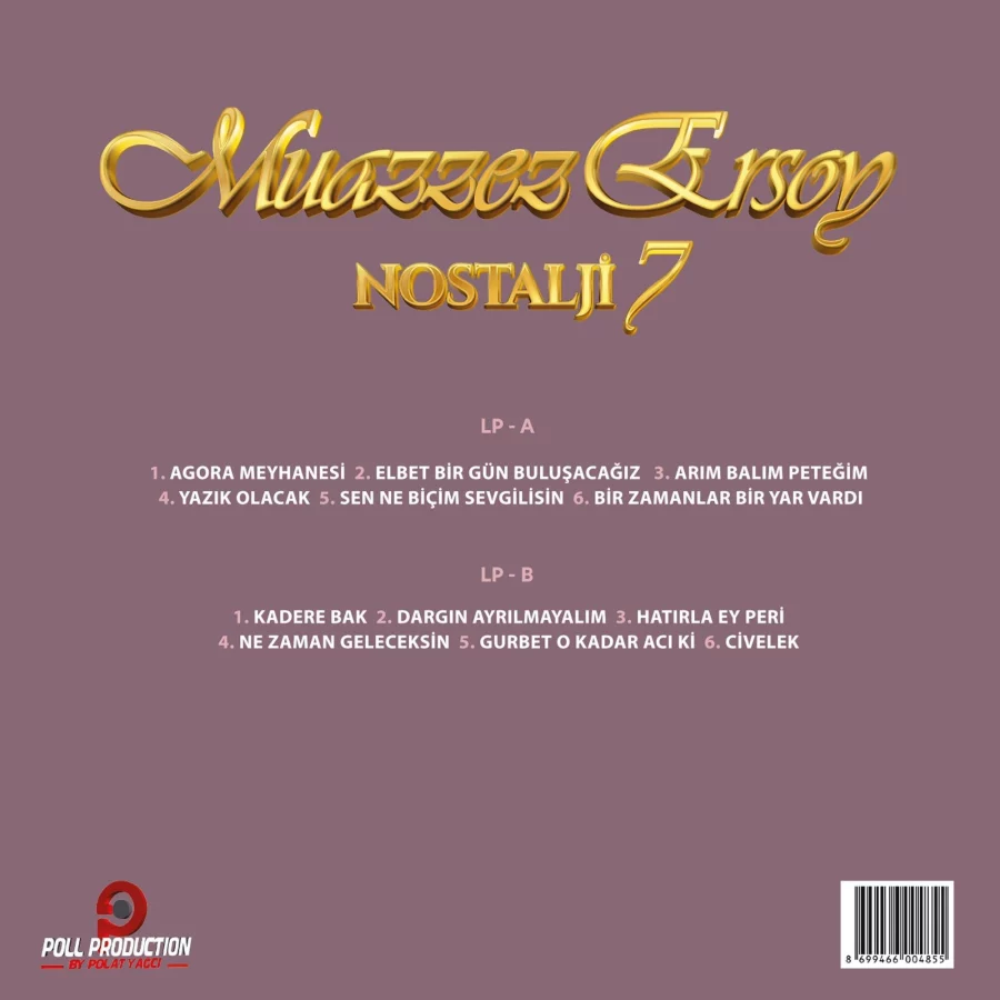 Muazzez Ersoy Nostalji 7 - Plak - Görsel 2