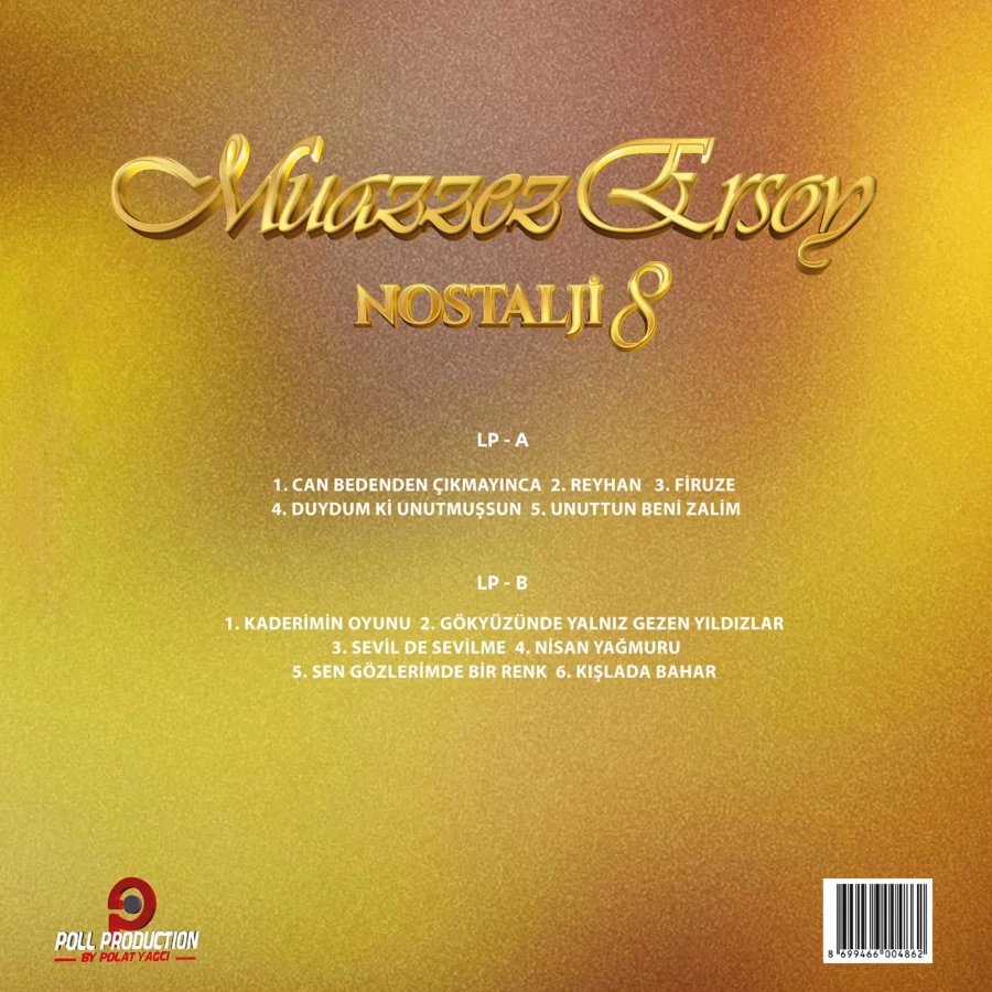 Muazzez Ersoy Nostalji 8 - Plak - Görsel 2