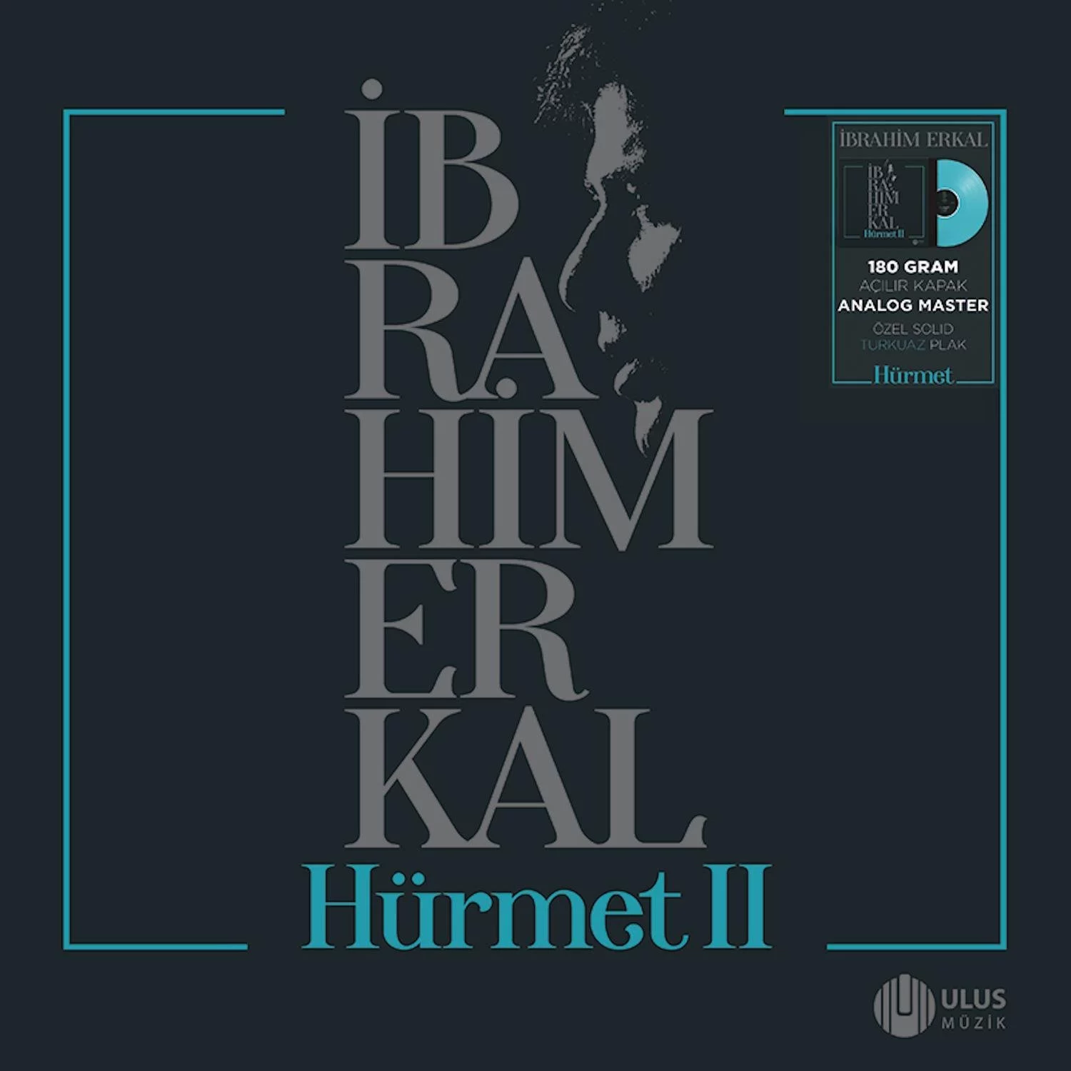 ibrahim-erkal-hurmet-2-ozel-solid-turkuaz-plak İbrahim Erkal Hürmet 2 - Özel Solid Turkuaz Plak - Görsel 1