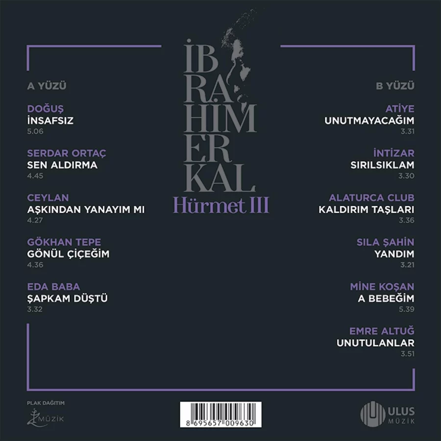 İbrahim Erkal Hürmet 3 - Özel Solid Mor Plak - Görsel 2