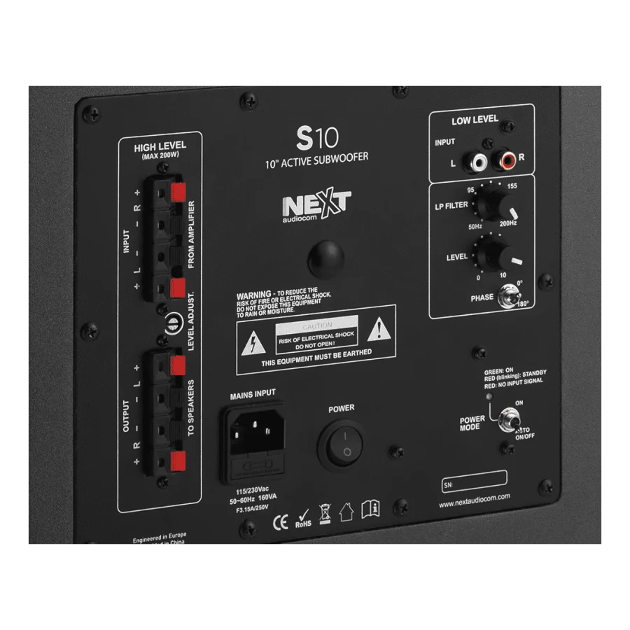 Next Audio S10 Aktif Subwoofer Hoparlör - Görsel 4