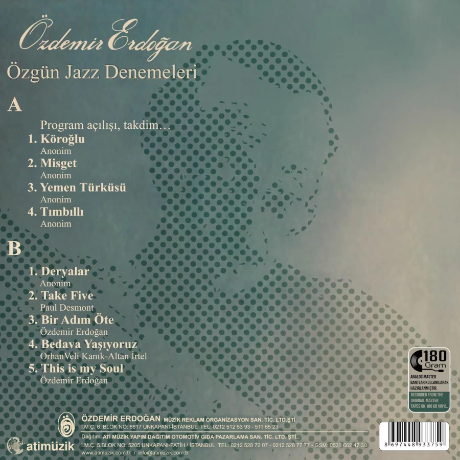 Özdemir Erdoğan Özgün Jazz Denemeleri - Plak - Görsel 2
