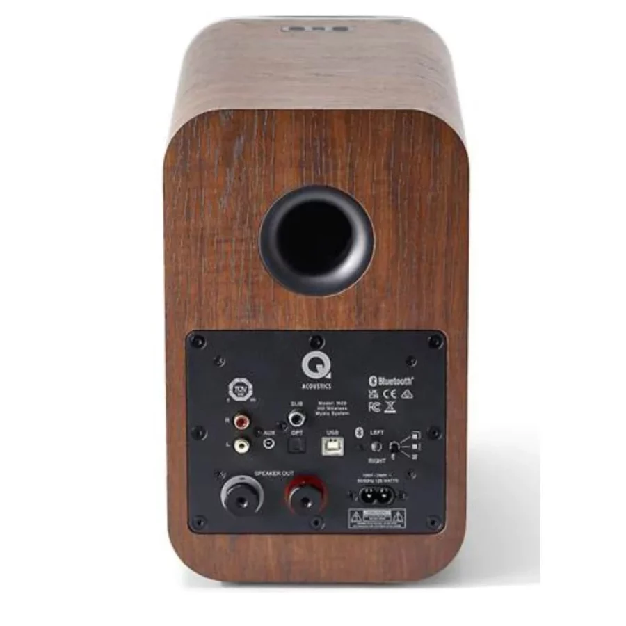 Q Acoustics M20 HD Wireless Walnut Müzik Sistemi Çift - Görsel 3