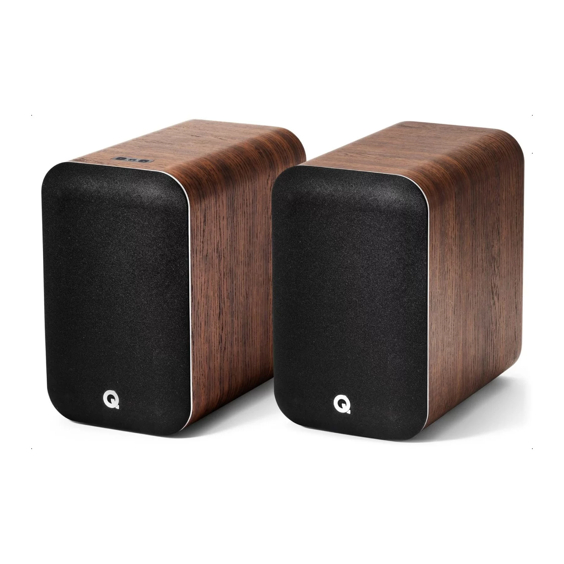 q-acoustics-m20-hd-wireless-walnut-muzik-sistemi Q Acoustics M20 HD Wireless Walnut Müzik Sistemi Çift - Görsel 1