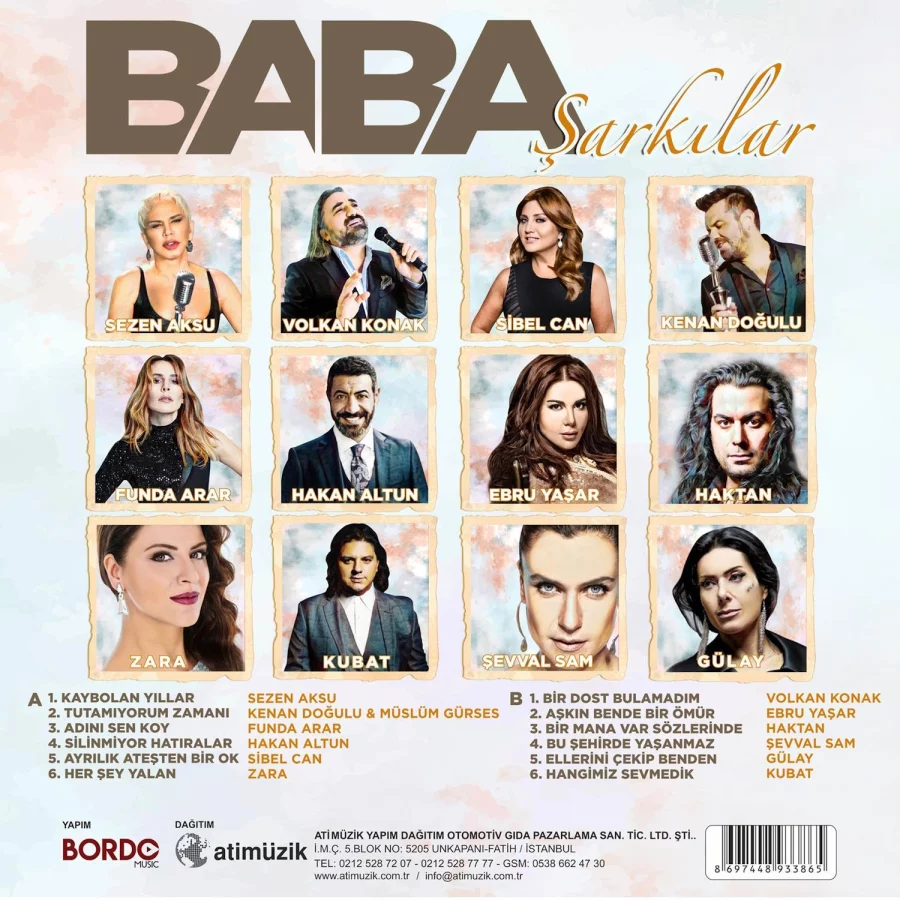 Baba Şarkılar - Plak - Görsel 2