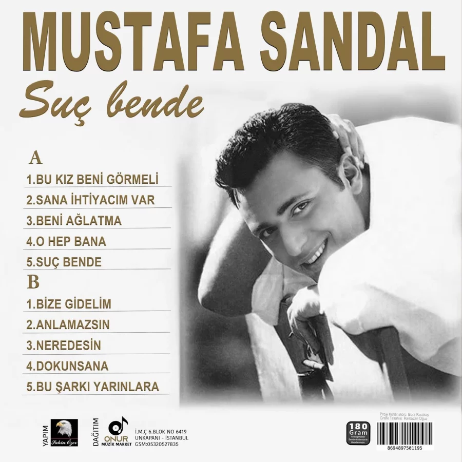 Mustafa Sandal Suç Bende - Plak - Görsel 3
