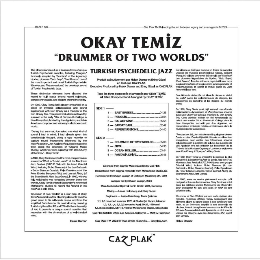 Okay Temiz Drummer of Two Worlds - Plak - Görsel 2