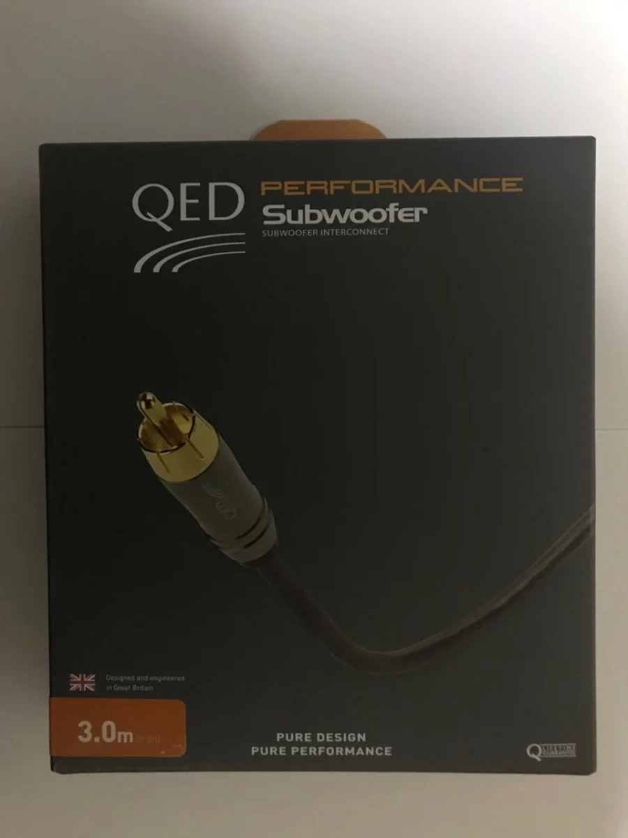 QED QE-6300 Performance Subwoofer Kablosu 3 Metre - Görsel 3