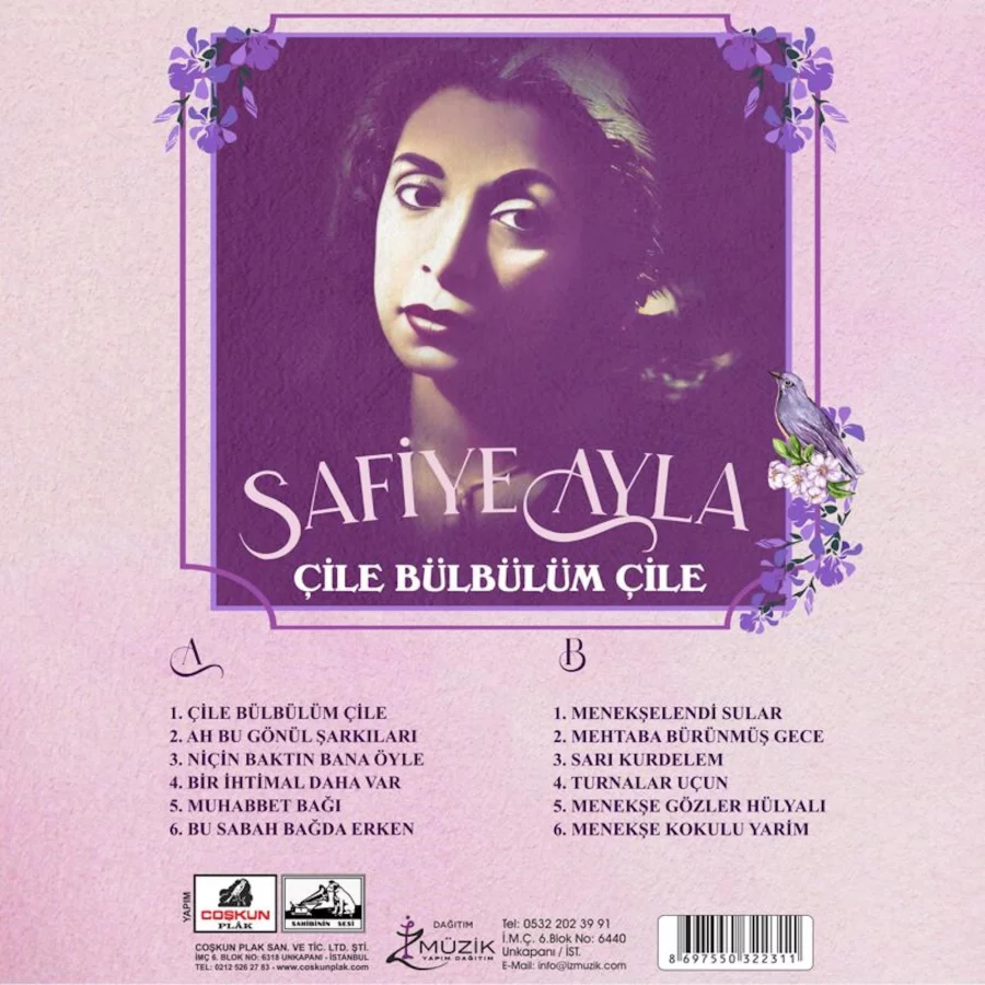 Safiye Ayla Çile Bülbülüm Çile - Plak - Görsel 2