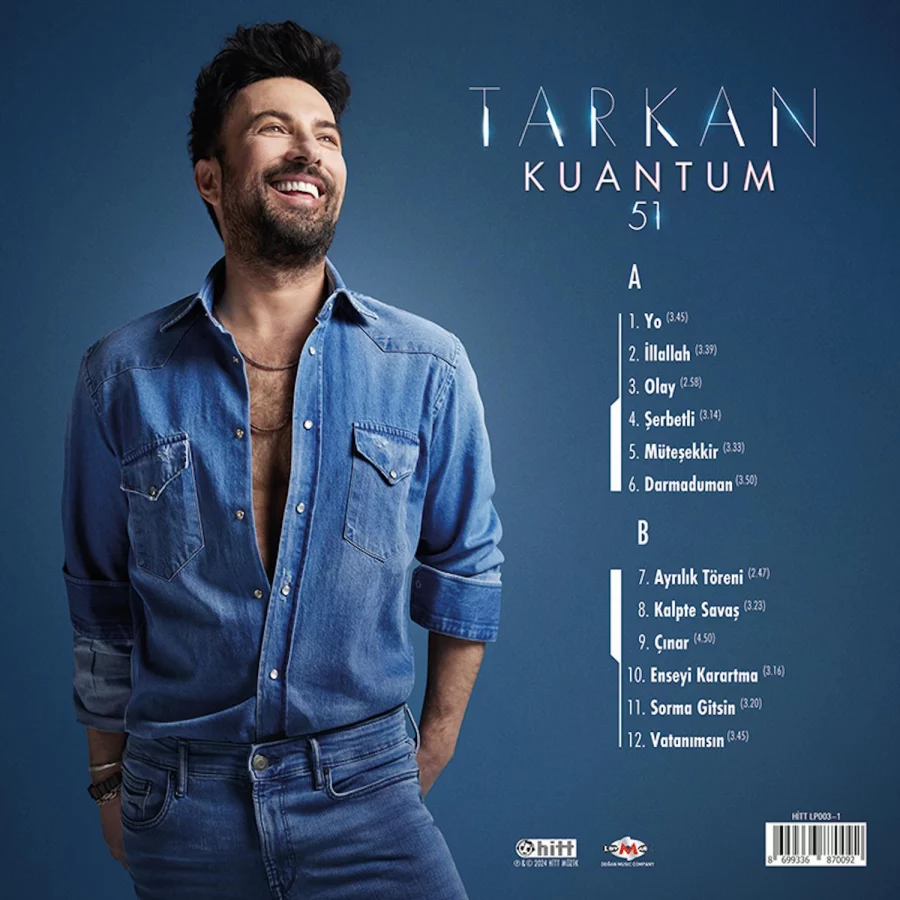 Tarkan Kuantum 51 Sınırlı Sayıda Mavi Plak - Görsel 2
