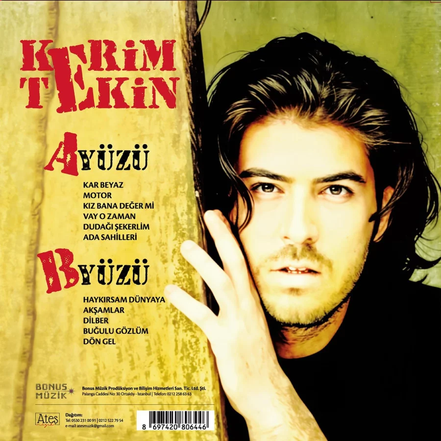 Kerim Tekin Haykırsam Dünyaya - Plak - Görsel 2