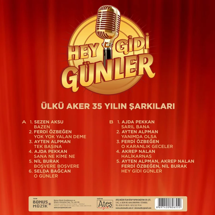 Ülkü Aker 35 Yılın Şarkıları - Plak - Görsel 2