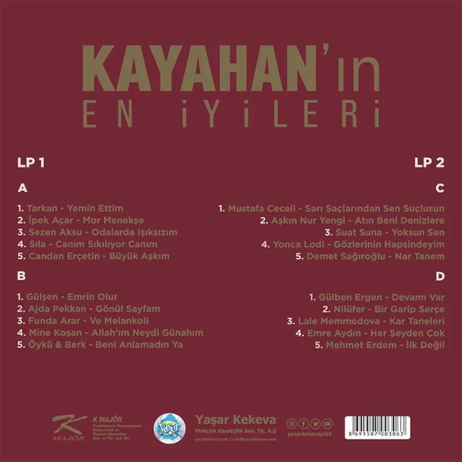 Kayahan En İyileriyle - 2 Plak - Görsel 2