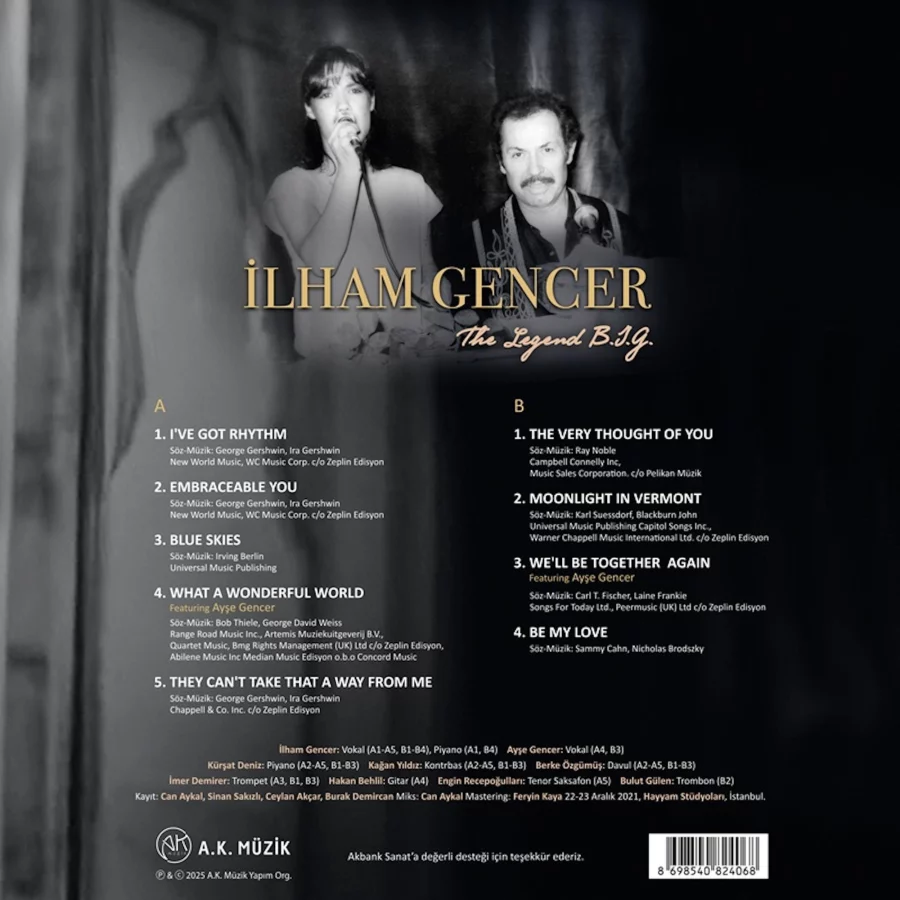 İlham Gencer The Legend B.I.G - Plak - Görsel 2