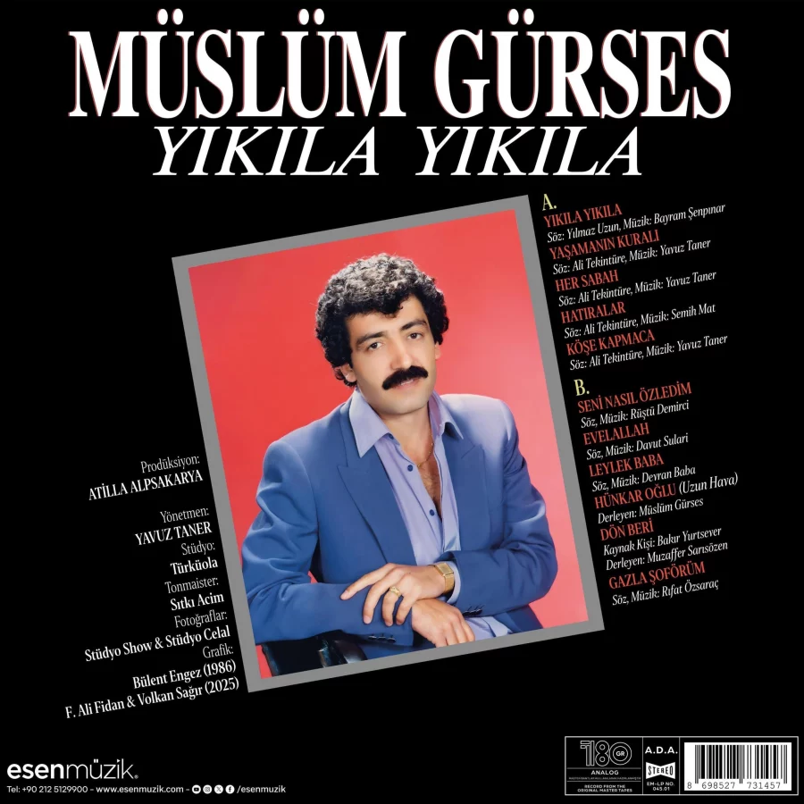 Müslüm Gürses Yıkıla Yıkıla - Plak - Görsel 2