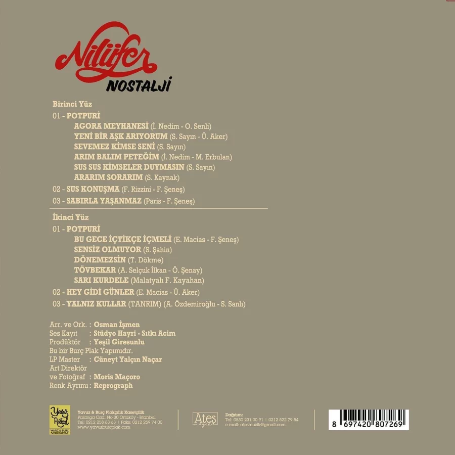 Nilüfer Nostalji - Plak - Görsel 2