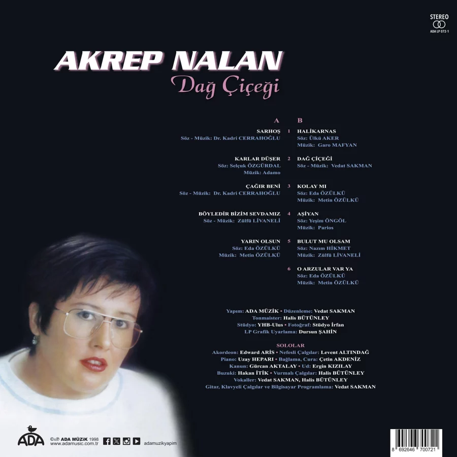 Akrep Nalan Dağ Çiçeği - Plak - Görsel 2