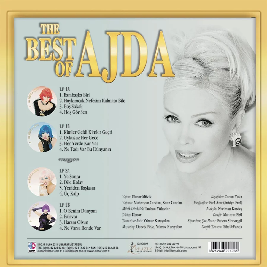 Ajda Pekkan The Best Of Ajda - (Renkli Picture 2'li Plak) - Görsel 2