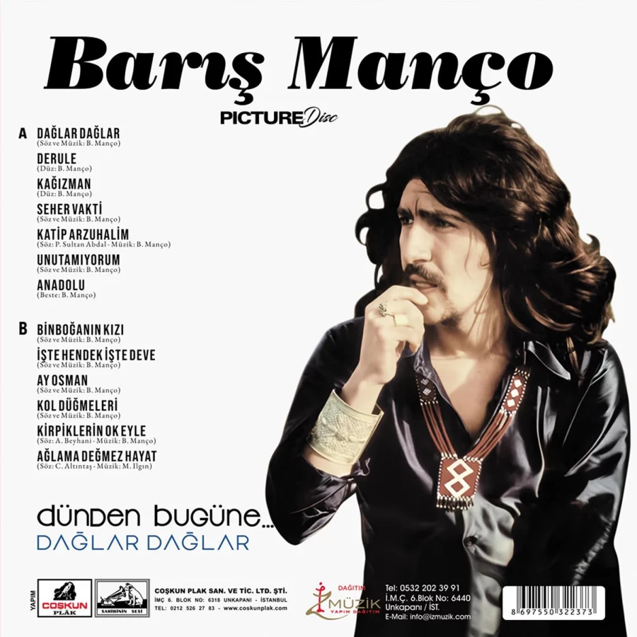 Barış Manço - Dağlar Dağlar (Picture Plak) - Görsel 2