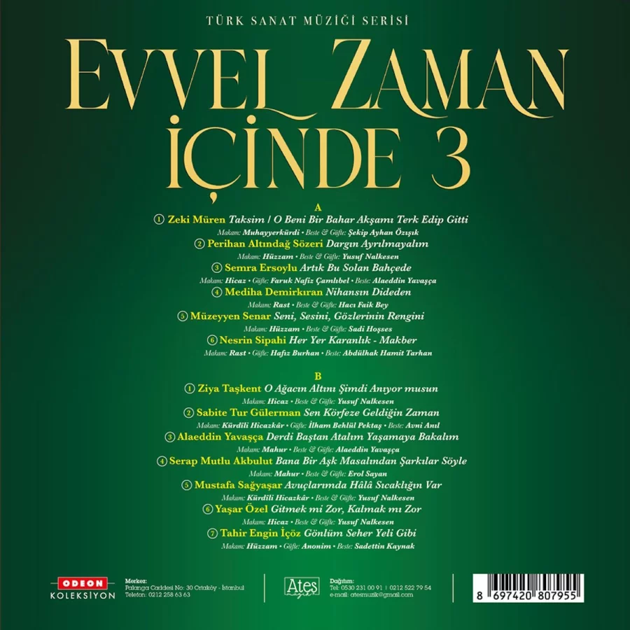 Evvel Zaman İçinde Vol. 3 - Plak - Görsel 2
