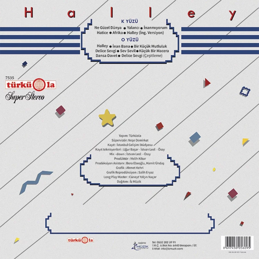 Klips ve Onlar Halley - Plak - Görsel 2