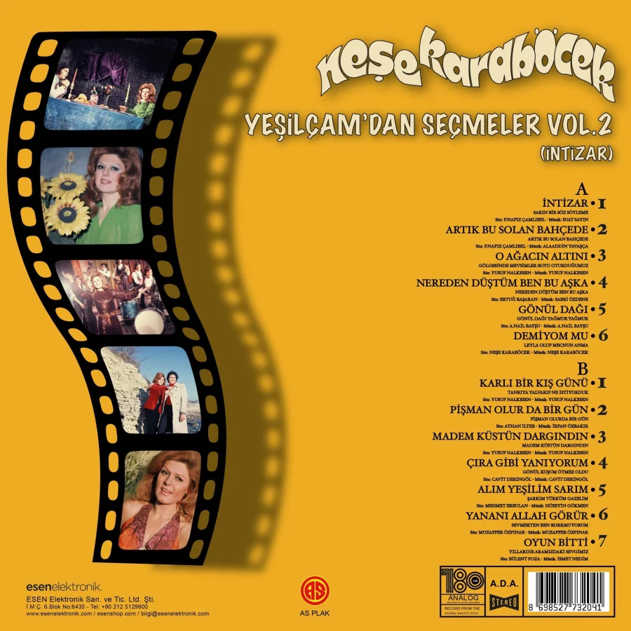 Neşe Karaböcek Yeşilçam'dan Seçmeler Vol.2 / İntizar - Plak - Görsel 2