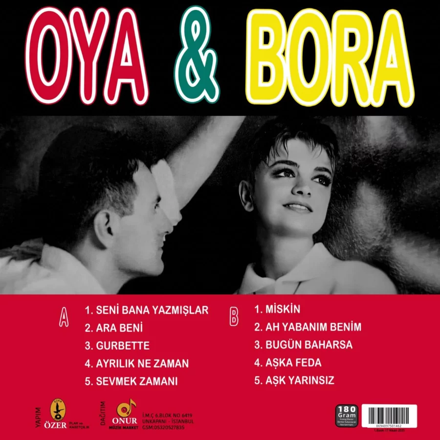 Oya & Bora Seni Bana Yazmışlar - Plak - Görsel 2