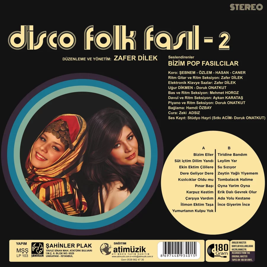 Zafer Dilek Disco Fasıl Vol.2 - Plak - Görsel 2